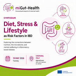 miGut-Health Symposium in Cremona to Explore Diet, Stress and Lifestyle as Risk Factors in IBD